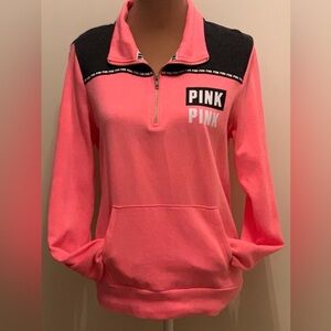 Victoria's Secret Pink Quarter zip sweatshirt
